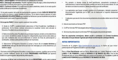 Cómo Inscribirse Al Pre UAS: Requisitos Y Pasos
