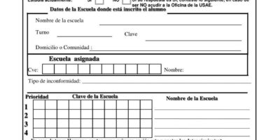 Ficha De Inscripción Para Primaria SEP : Formato Y Requisitos