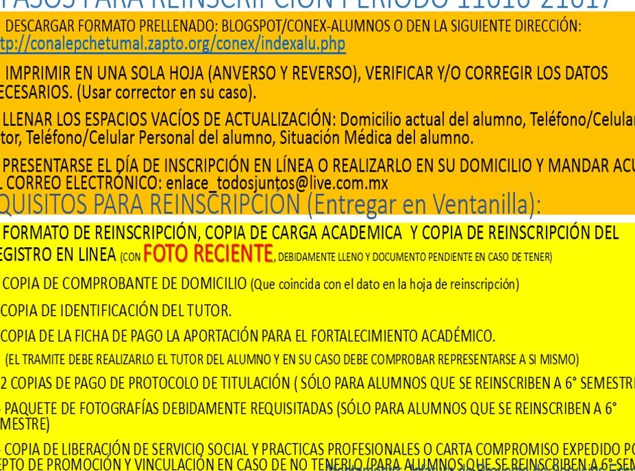 Inscripción A CONALEP: Requisitos, Fechas Y Pasos