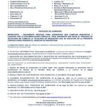 Inscripción A La Facultad De Derecho De La UNAM: Requisitos Y Fechas