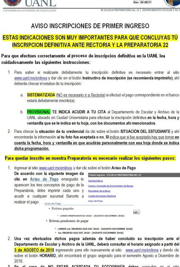 Inscripción A Las Prepas: Fechas De Inicio Y Requisitos