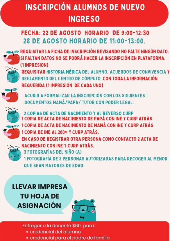 Inscripción Al Jardín De Niños: Requisitos, Documentos Y Fechas De Registro