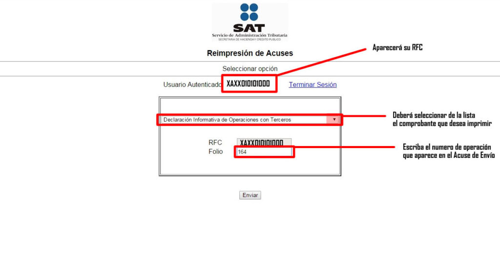 Inscripción Al RFC Y Reimpresión Del Acuse De Recibo (SAT)