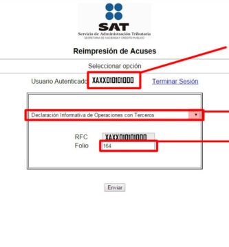 Inscripción Al RFC Y Reimpresión Del Acuse De Recibo (SAT)