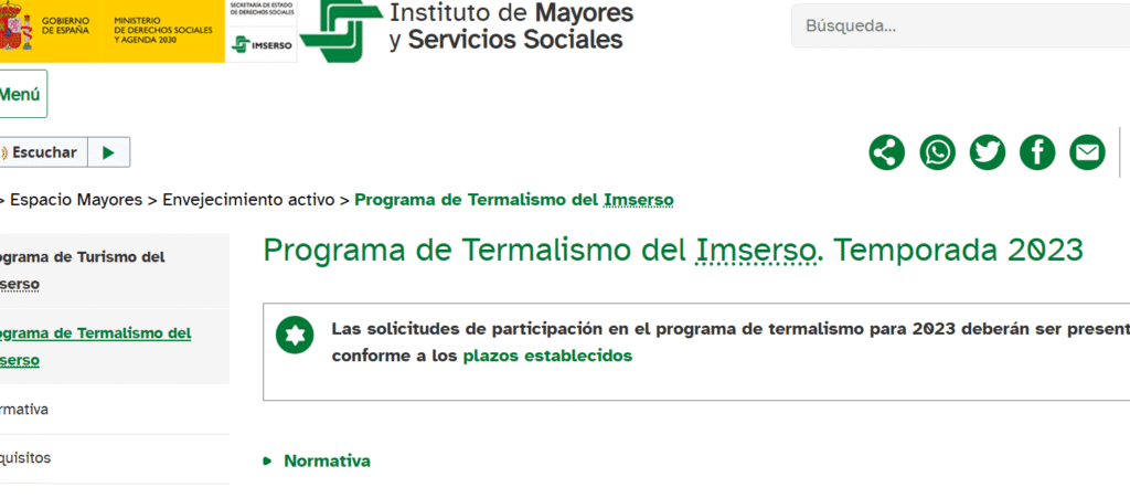 Inscripción En Termalismo IMSERSO: Requisitos, Plazos Y Beneficios