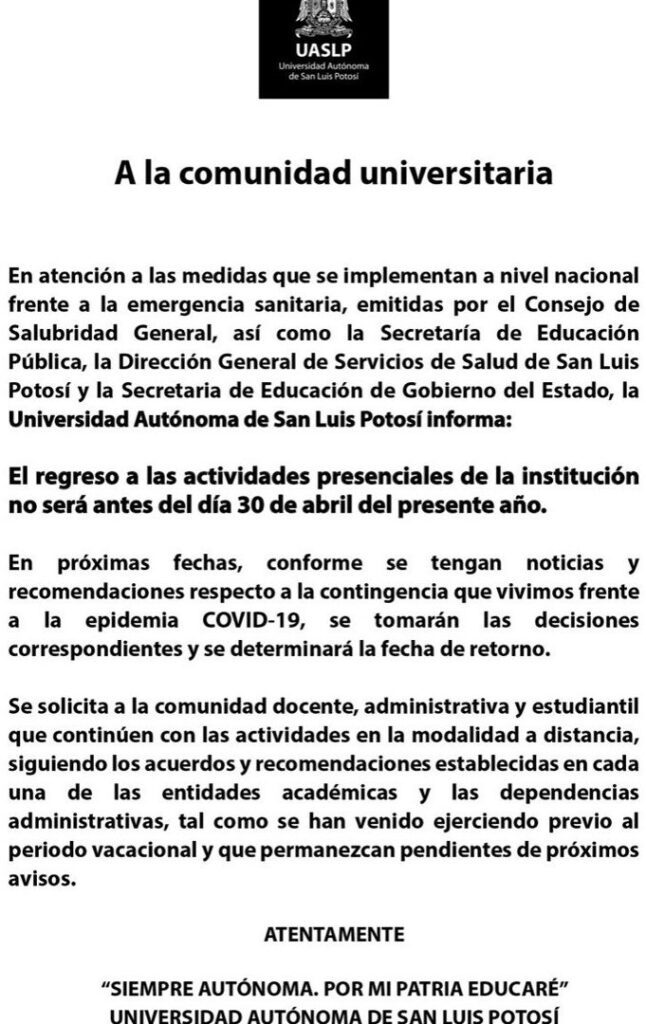 Inscripción UASLP: Fechas, Requisitos Y Pasos Para Inscribirte