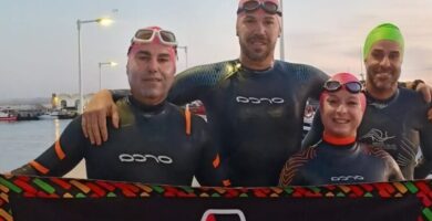 Travesia A Nado Puerto De Malaga